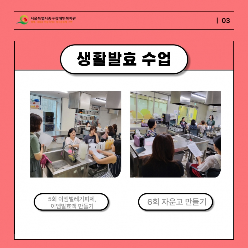생활발효수업 5~6회 활동 사진